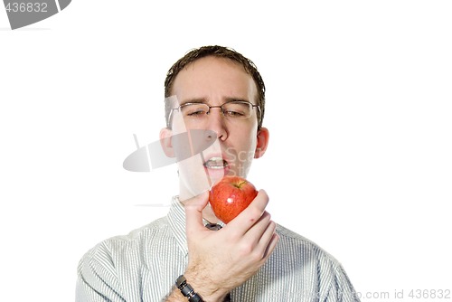 Image of Hungry Caucasian Man