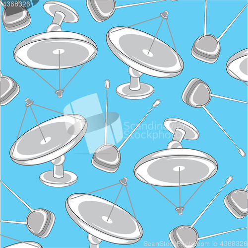 Image of Antenna satellite pattern