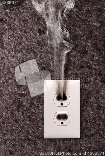 Image of smoke from the outlet