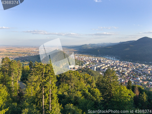 Image of City surrounded by forest