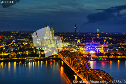 Image of Cologne, Germany aerial overview