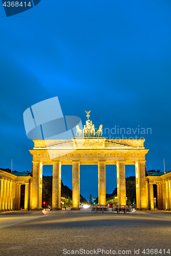 Image of Brandenburg gate in Berlin, Germany