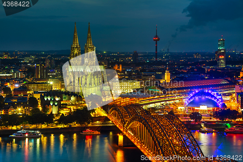 Image of Cologne, Germany aerial overview