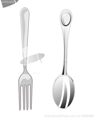 Image of Spoon and fork