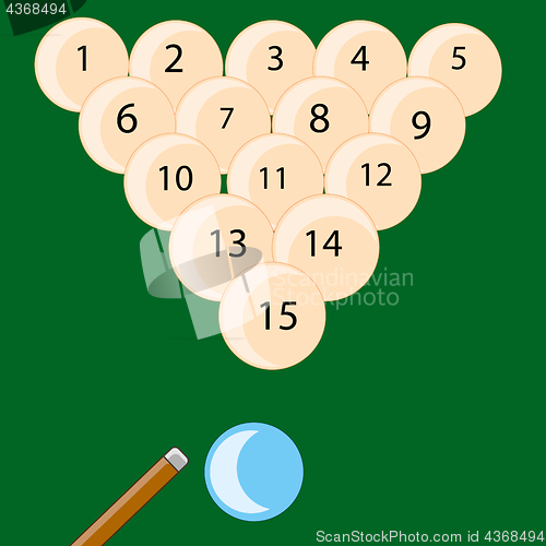 Image of Desk play billiards