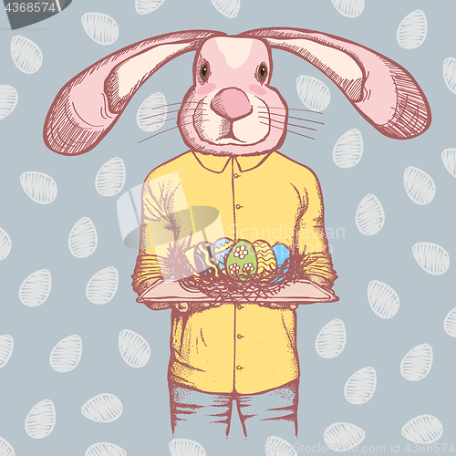 Image of Vector Happy Easter concept