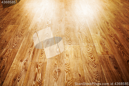 Image of wooden floor covering