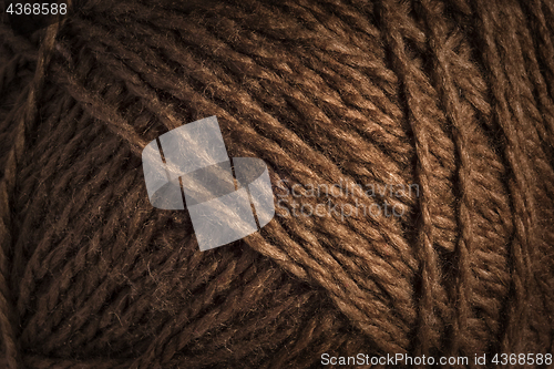 Image of Warm brown wool threads background