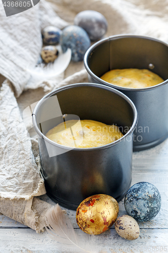 Image of Dough for the traditional Easter baking.