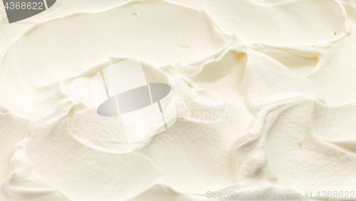 Image of whipped cream texture