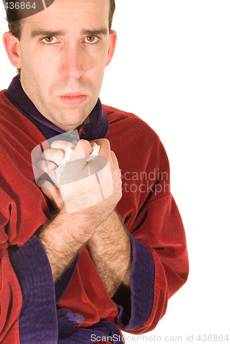 Image of Young Man Feeling Ill