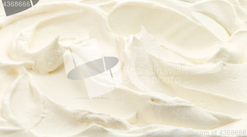 Image of whipped cream texture