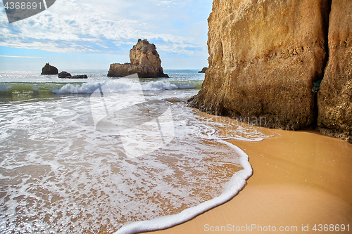 Image of Portimao beach in Algarve, Portugal