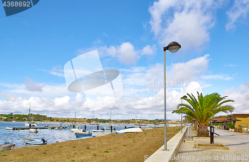 Image of Fishermens boats in Alvor city