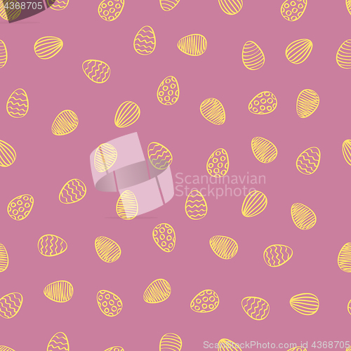 Image of Vector Happy Easter seamless pattern