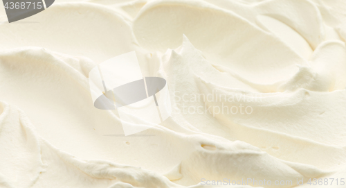 Image of whipped cream texture