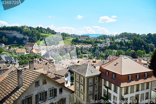 Image of Panoramic view of Fribourg, Switzerland