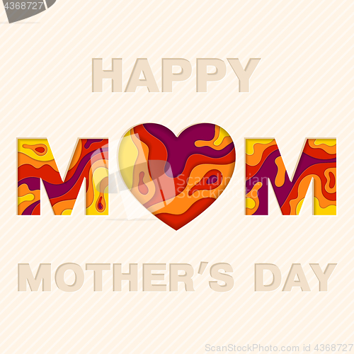 Image of Happy Mothers Day Invitation Card
