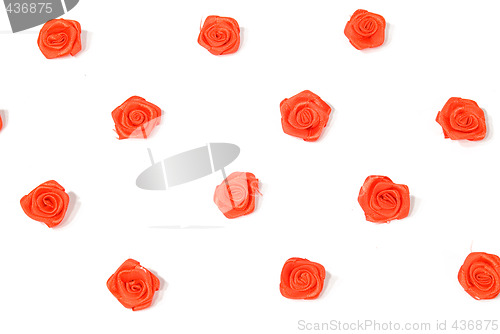Image of Small Red Roses Scattered
