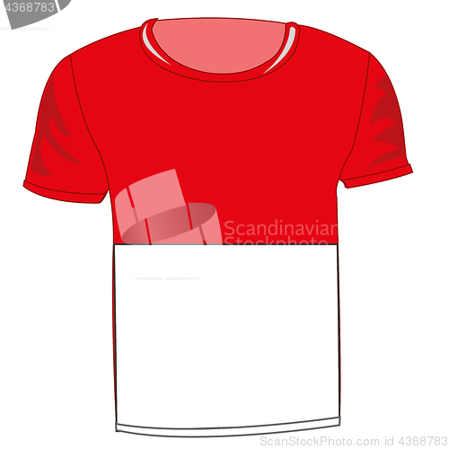 Image of T-shirt with flag Monaco