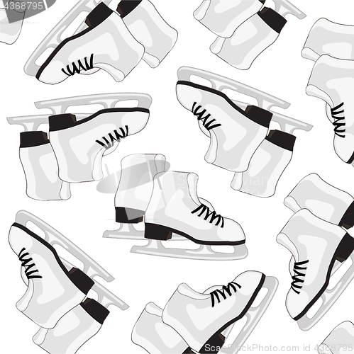 Image of Atheletic skates pattern