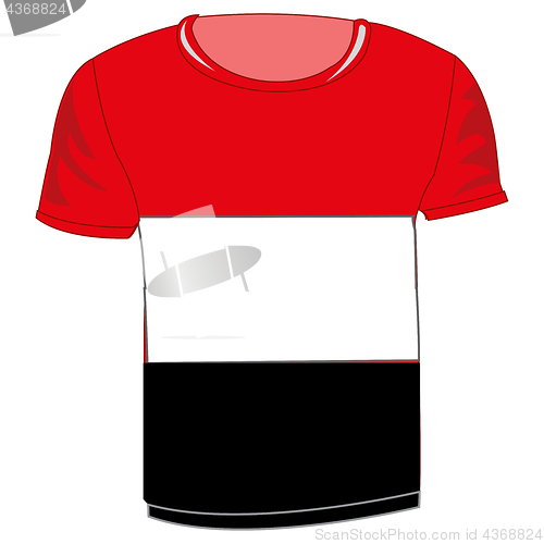 Image of T-shirt flag Yemen