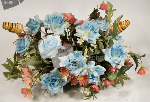 Image of Plastic Flower Arrangement