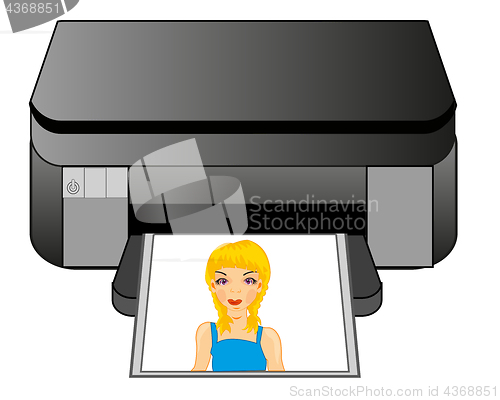Image of Office equipment colour printer