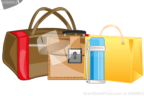 Image of Manual load bag ,package and briefcase