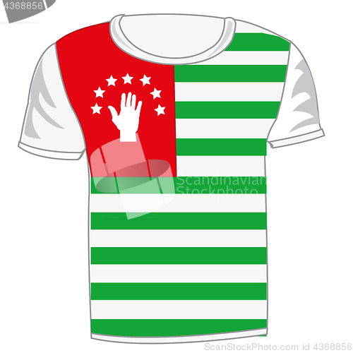 Image of T-shirt flag Abhaziya