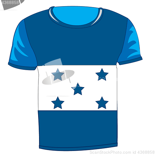 Image of T-shirt flag Honduras