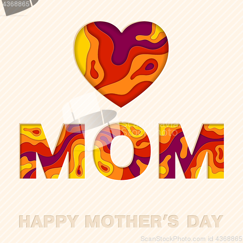 Image of Happy Mothers Day Invitation Card