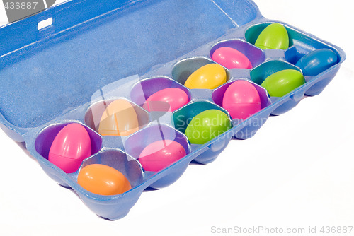 Image of Easter Eggs in a Carton