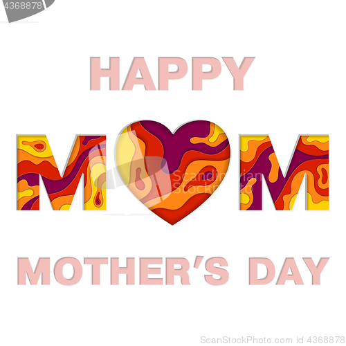 Image of Happy Mothers Day Invitation Card