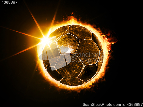 Image of ball like solar eclipse