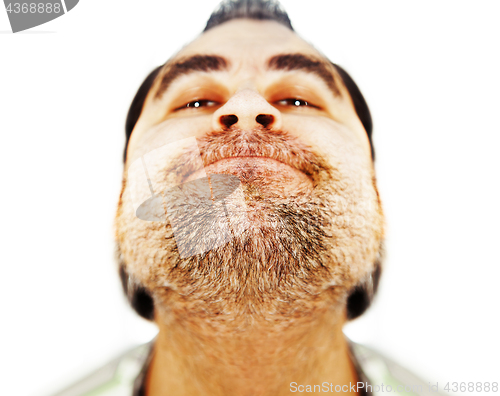 Image of close up of bearded man