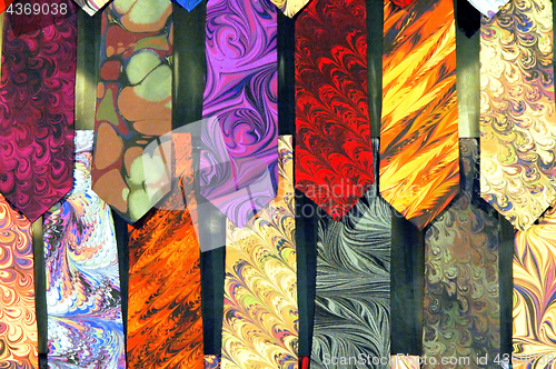 Image of Men ties abstract.