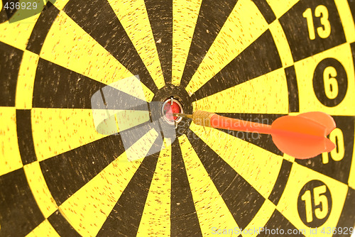 Image of Closeup Dartboard