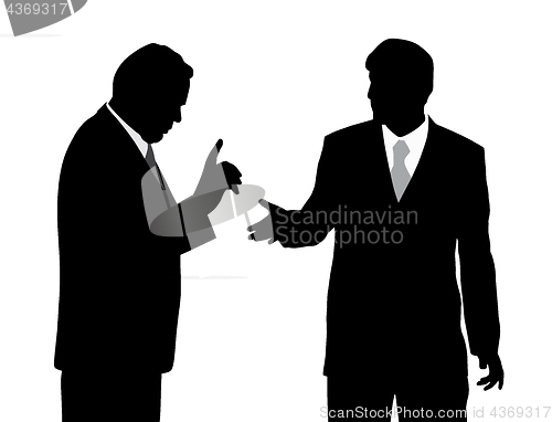 Image of  Two businessmen arguing