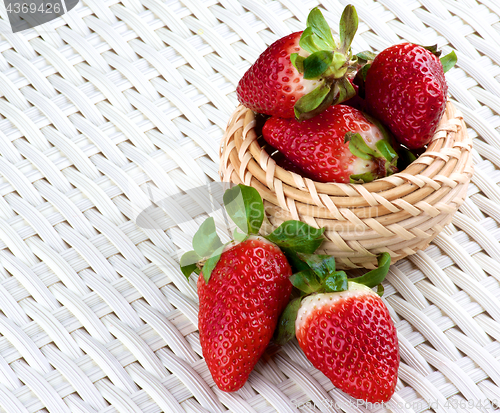 Image of Fresh Ripe Strawberries