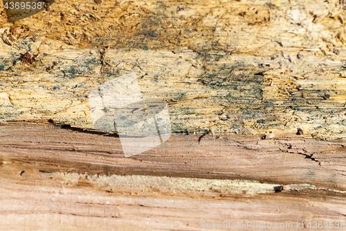 Image of old split wood