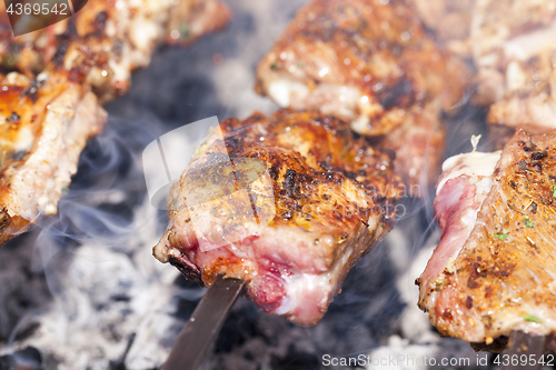 Image of cooking meat Photo