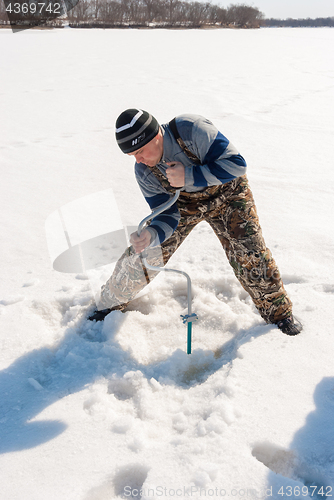 Image of winter fishing