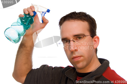 Image of Squirting Water on Hair