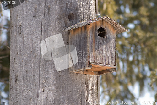 Image of Wooden Birdhouse