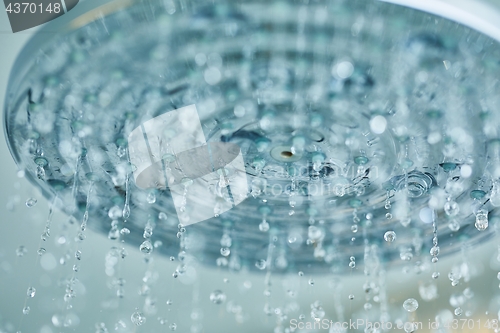 Image of Shower water flowing