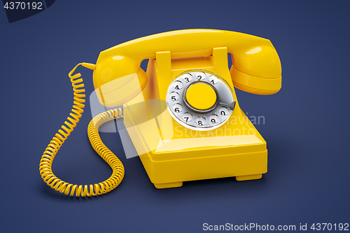 Image of old orange phone