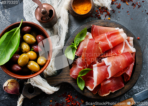 Image of smoked parma ham