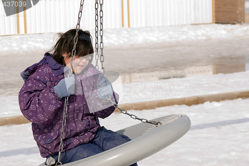 Image of Girl Swinging