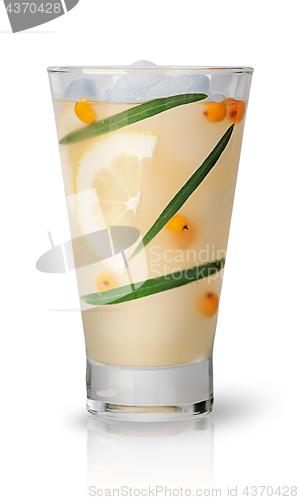 Image of Lemonade with sea buckthorn and lemon